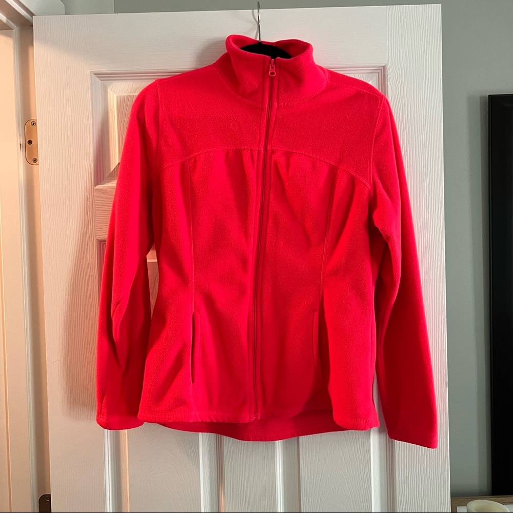 Hot pink zip up